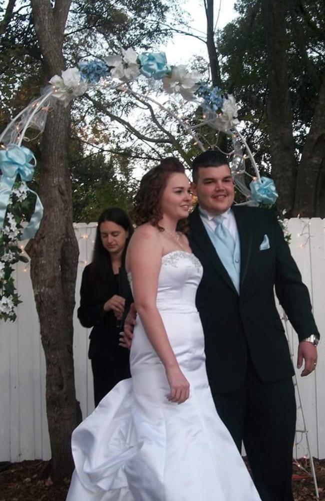 Stephanie and Hector were high school sweethearts who married in 2010. Picture: MDW Features/Australscope