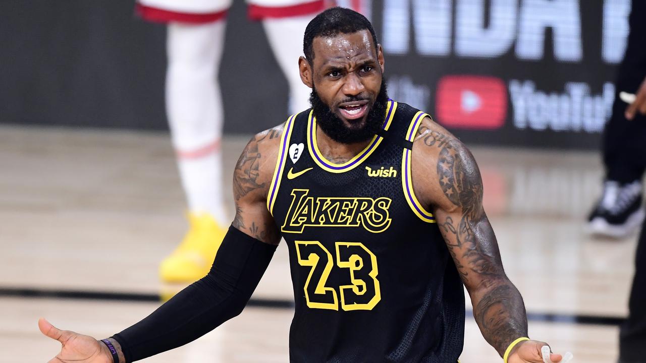 LeBron James is leading the Lakers in the Orlando bubble. 