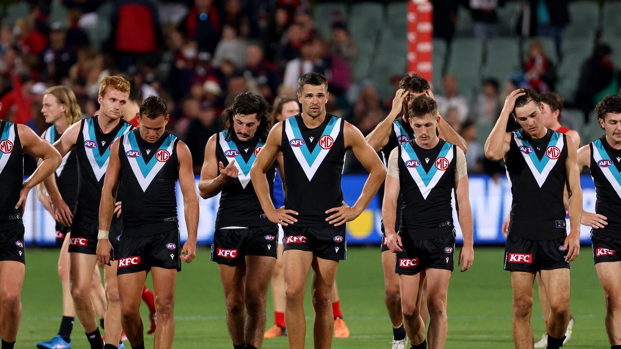 Port Adelaide were their own worst enemy. (Photo by James Elsby/AFL Photos via Getty Images)