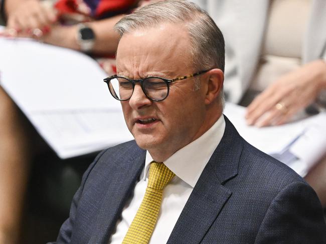 CANBERRA, AUSTRALIA, NewsWire Photos. SEPTEMBER 5, 2023: The Prime Minister, Anthony Albanese during Question Time at Parliament House in Canberra. Picture: NCA NewsWire / Martin Ollman