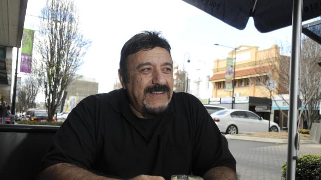 Tony Wigan outside his Rendevous on Ruthven coffee shop in 2013. Picture: Bev Lacey/The Chronicle