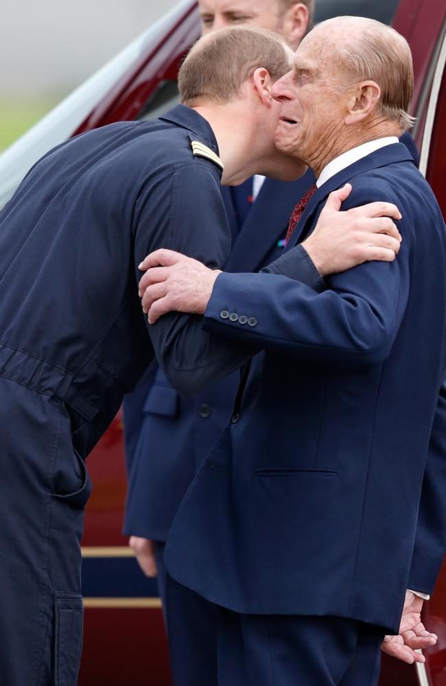 The Duke of Cambridge said medics were ‘keeping an eye’ on his 99-year-old grandfather. Picture: Max Mumby/Indigo/Getty Images