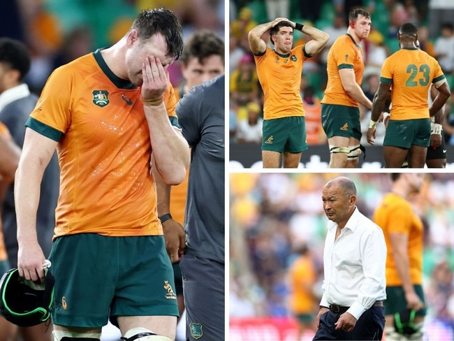 The Wallabies' World Cup hopes are in tatters. Pictures: Getty