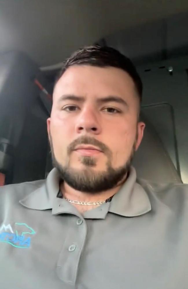 The owner of an AC company claims his business has racked in more than A$150,000 since advertising a controversial promo. Picture: TikTok/tylerwigner