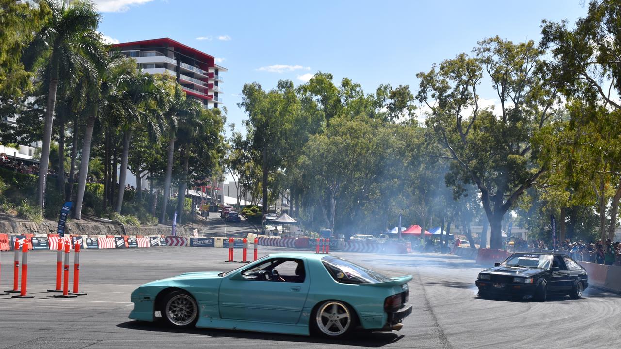 Drifting at Rockynats 2022 on Sunday April 17.