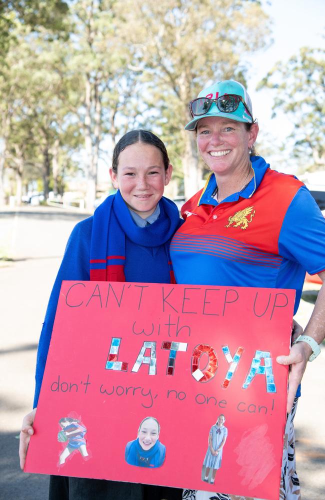 Latoya and her mother Jade Challenor. Picture: Bev Lacey