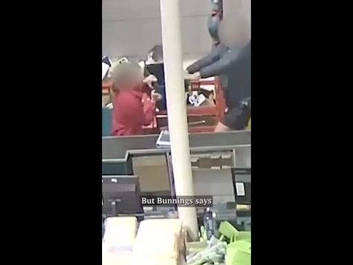 CCTV: The confronting abuse occurring in Bunnings stores