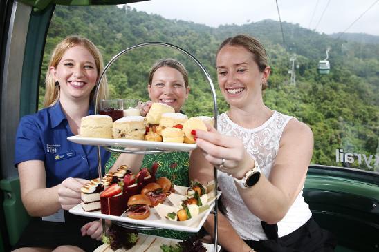 High tea on the Skyrail