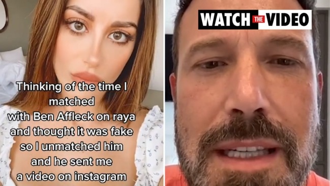 Leaked video of Ben Affleck sliding into woman’s DMs