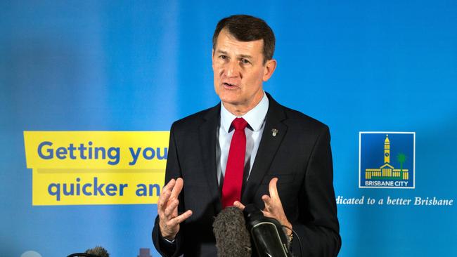 Brisbane City Council Lord Mayor Graham Quirk. Picture: AAP/Richard Walker