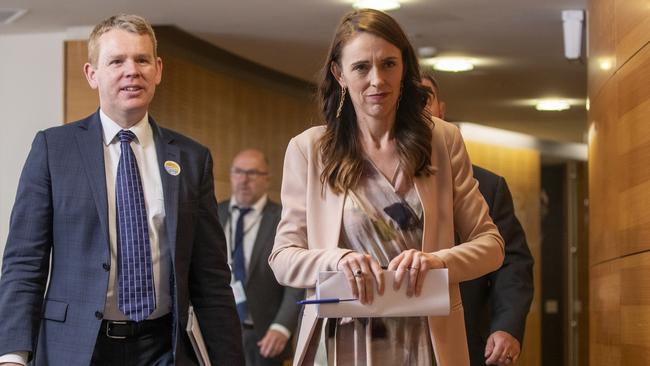 Covid-19 Response Minister Chris Hipkins and then Prime Minister Jacinda Ardern in 2020. Picture: NZ Herald/Mark Mitchell