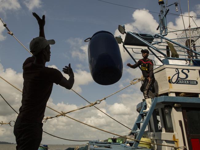 About 100 people have been arrested by Thai authorities last year in recent crackdown on slavery in the country’s multi-billion dollar seafood industry, which supplies Australian supermarkets. Picture: Paula Bronstein