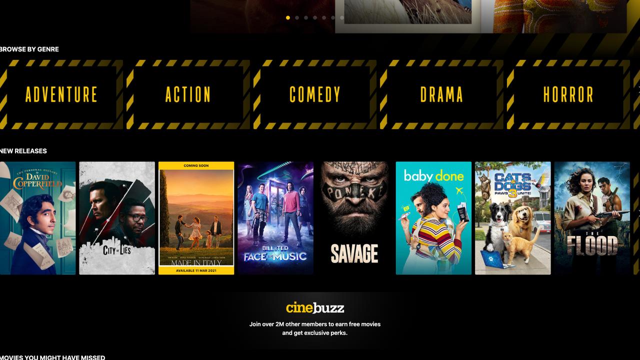 Cinebuzz On Demand launches this week.