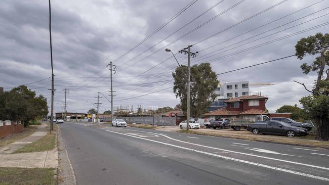 Parts of Moorebank, including Nuwarra Rd, are changing. Picture: Matthew Vasilescu