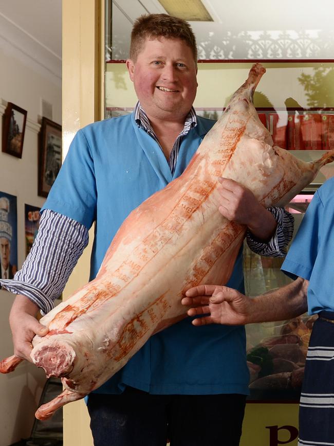 Tim Noske from Max Noske &amp; Son Butchery was a solid fixture in Hahndorf for his whole life. Picture: Matt Turner