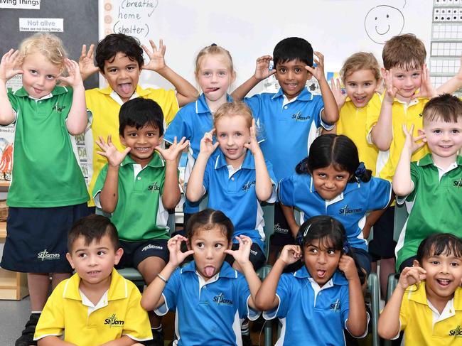 My First Year: St James Lutheran College Prep M. Picture: Patrick Woods.