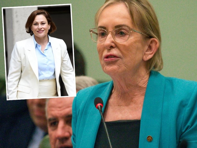 Finance Minister Ros Bates has claimed in Question Time that former Labor treasurer Jackie Trad is still pulling strings in the partyroom.