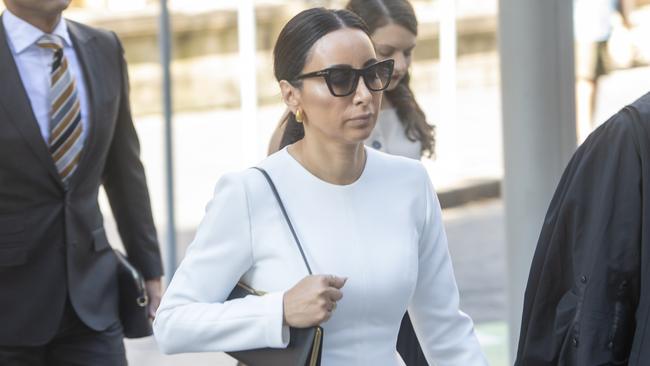 Antoinette Lattouf arrives at the Federal Court. Picture: NewsWire / Jeremy Piper