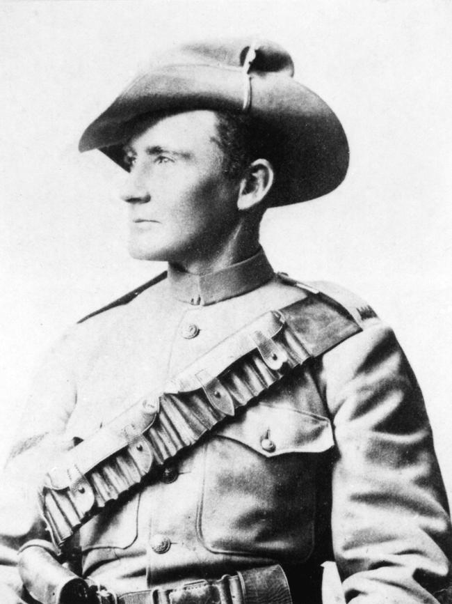 Studio portrait of Private Harry (Breaker) Morant, just before he left for South Africa with the 2nd Mounted Rifles from South Australia.