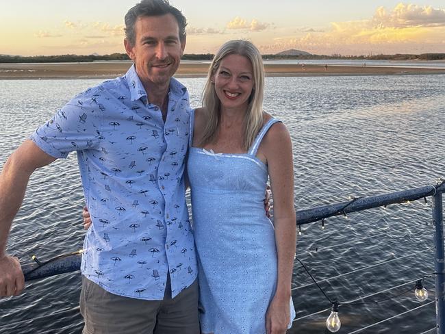 Ann Wason Moore with her husband Michael.