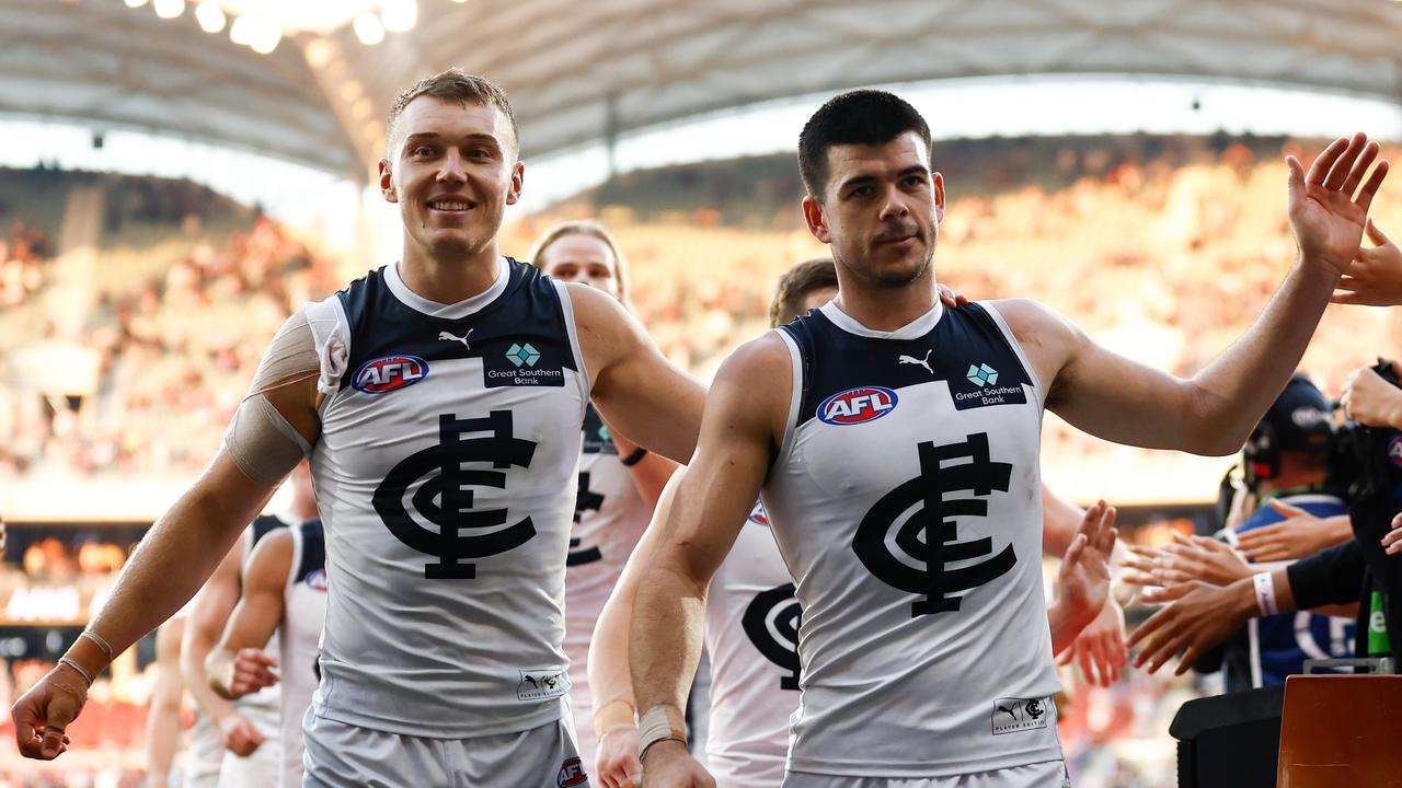 Carlton are finally seeing the fruits of their rebuild. (Photo by Michael Willson/AFL Photos via Getty Images)