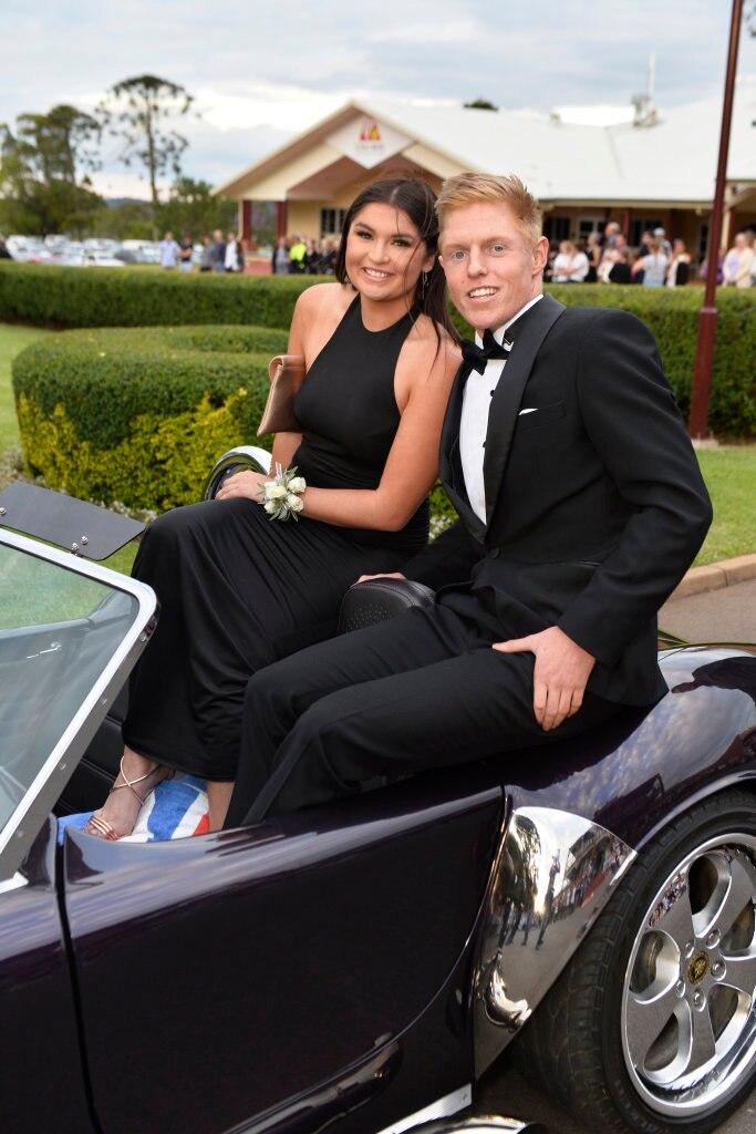 Bailee Ward and Nathan Cherry at Concordia formal at Redlands campus, Thursday, November 16, 2017. Picture: Kevin Farmer