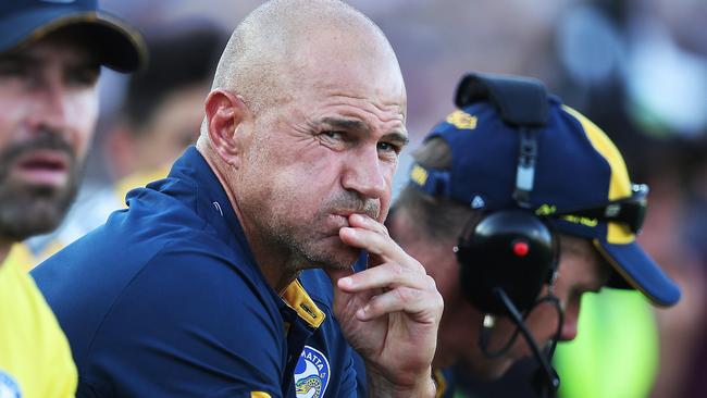 Eels coach Brad Arthur doesn’t shy away from hard work. Picture: Phil Hillyard