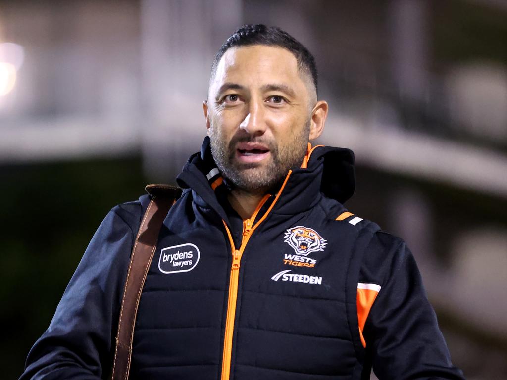 Wests Tigers coach Benji Marshall. Picture: Jeremy Ng/Getty