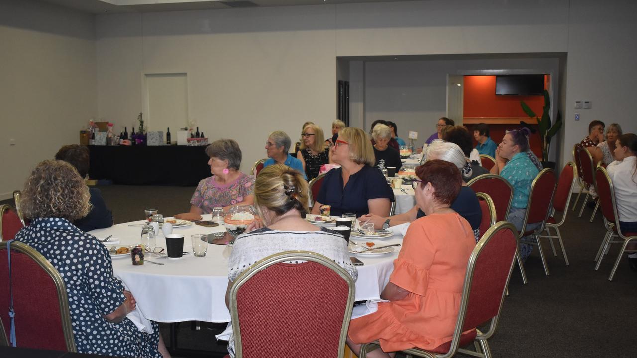 Audience members listening as Helen Everingham speaks about overcoming grief and becoming stronger, pictured Zonta Roma's International Women's Day Breakfast 2023. Picture: Chloe Cufflin.