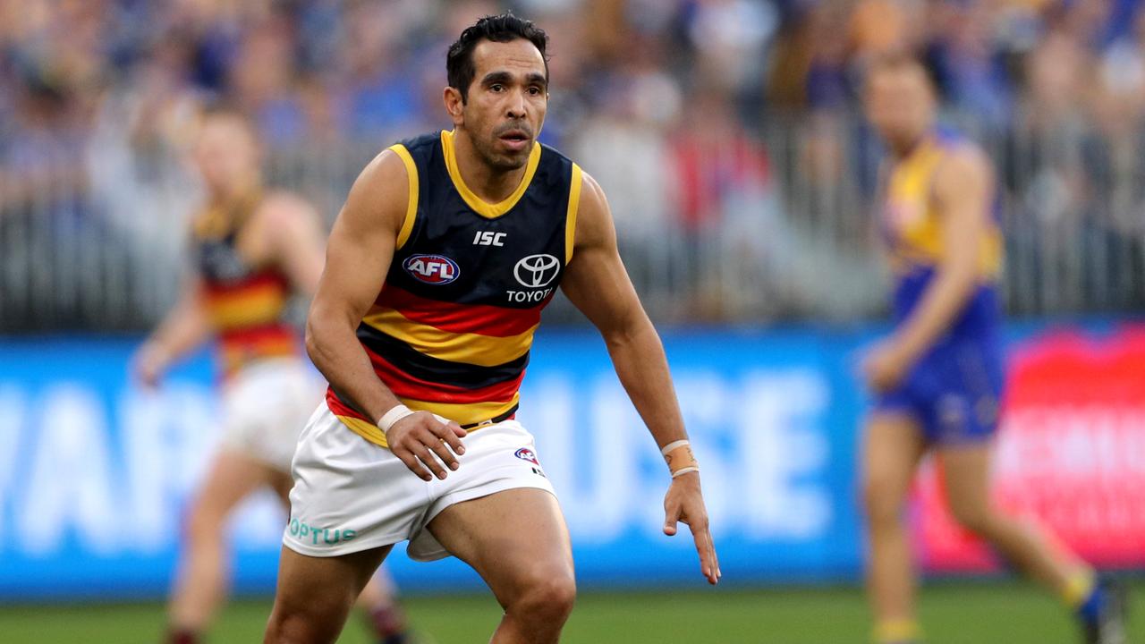 Eddie Betts of the Crows is uncertain to be at Adelaide next year.