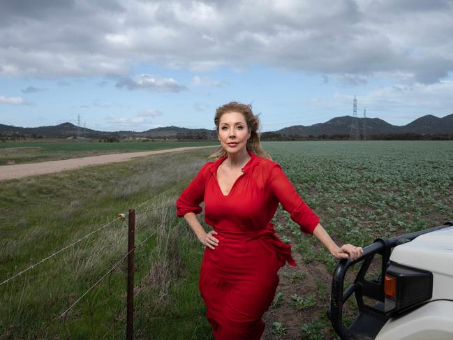 Catriona Rowntree on her property at Little River where a solar farm is to be built next door and close to the You Yangs. Picture: Brad Fleet