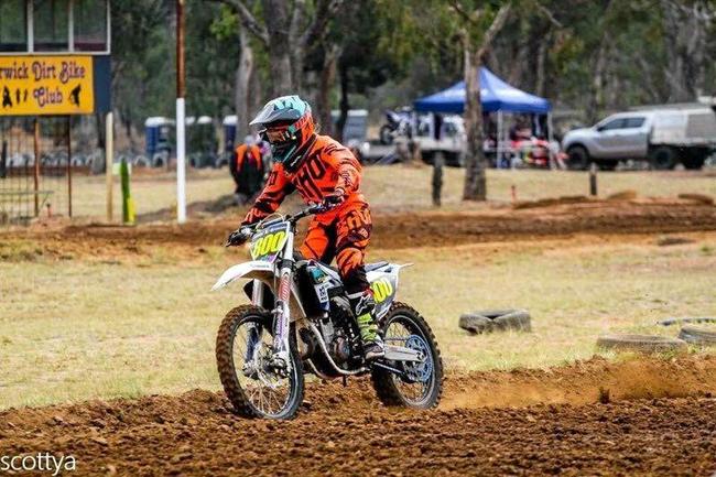 Abbey Morrice will compete in the WOW motocross round in Warwick this weekend. Picture: Contributed