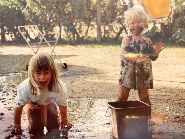 Virginia Tapscott first person piece for The Australian. Alex and Virginia on the farm in 1993