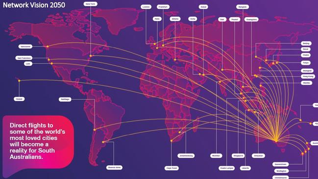 Adelaide Airport’s Network Vision 2050.