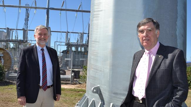 CopperString director John O'Brien with Tony McGrady in Townsville.