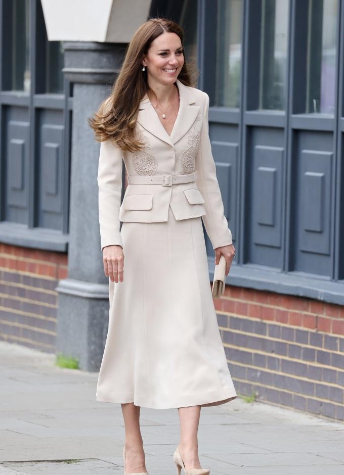 Kate Middleton And Princess Anne Wear Matching Coat Dresses Vogue Australia