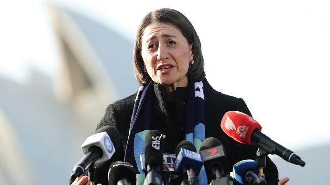 Premier Gladys Berejiklian will tip in over $500 million in state money as well. Picture: Mark Metcalfe/Getty Images