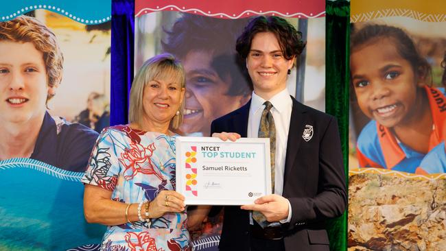 Samuel Ricketts was the top student in the Territory. Picture: Charlie Bliss Creative