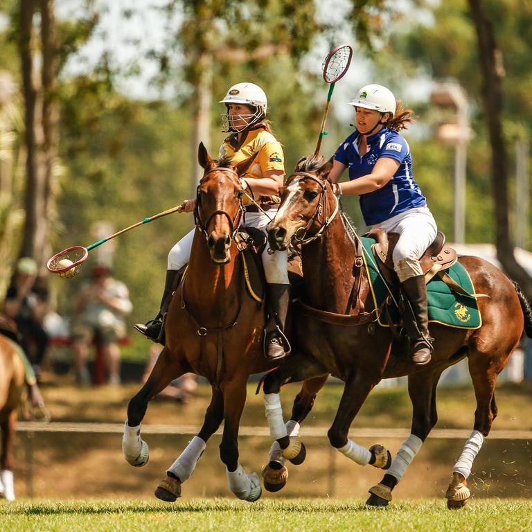 Palmerston V Howard Springs in the Polo Crosse at The Royal Darwin Show. Picture GLENN CAMPBELL