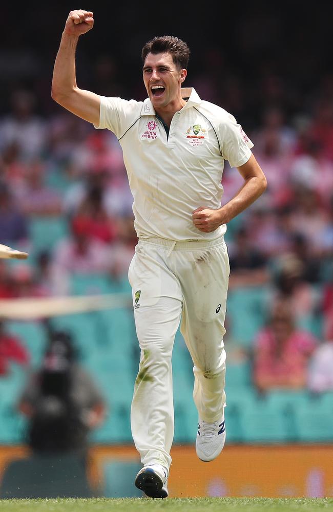 Australia's Pat Cummins at the SCG. Picture: Brett Costello