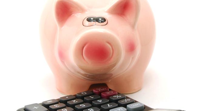 Saving money stock image.