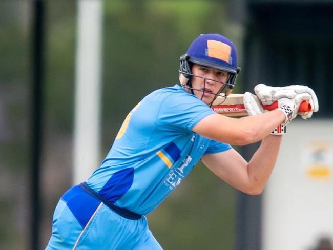 Connor Carroll batting for Northern Suburbs. Picture: Supplied.