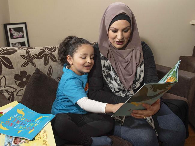 The program sees parents and children read and do activities together. Picture: Ellen Smith