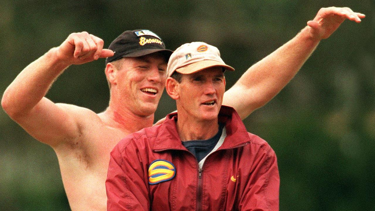 Brad Thorn and Wayne Bennett way back in 1998.