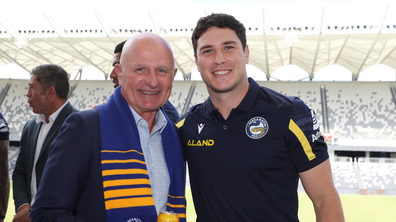 Eels great Peter Sterling will be cheering on Mitch Moses on Sunday. Picture: David Swift