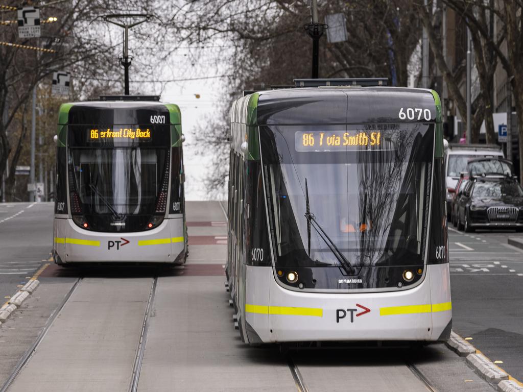Free tram services will be extended to the MCG on the nights of the Eras Tour. Picture: NCA NewsWire / Daniel Pockett