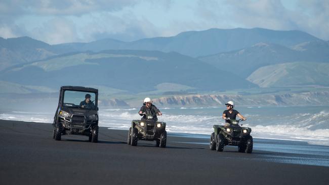 Quadbiking on Ocean Beach is spectacular and fun.