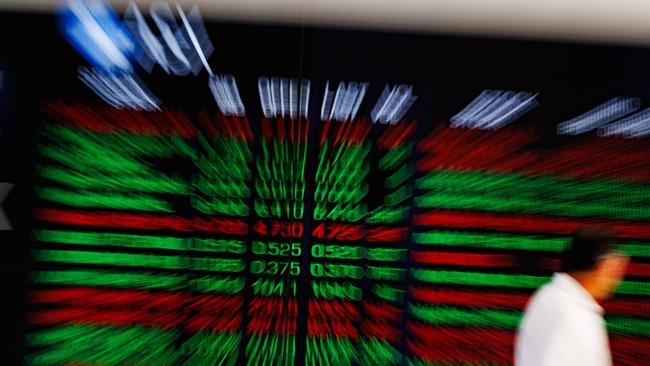 SYDNEY, AUSTRALIA - NewsWire Photos, October 29 2024. GENERIC. Stocks. Finance. Economy. Stock price ticker of the Australian Stock Exchange, ASX, at their offices on Bridge Street. Picture: NewsWire / Max Mason-Hubers