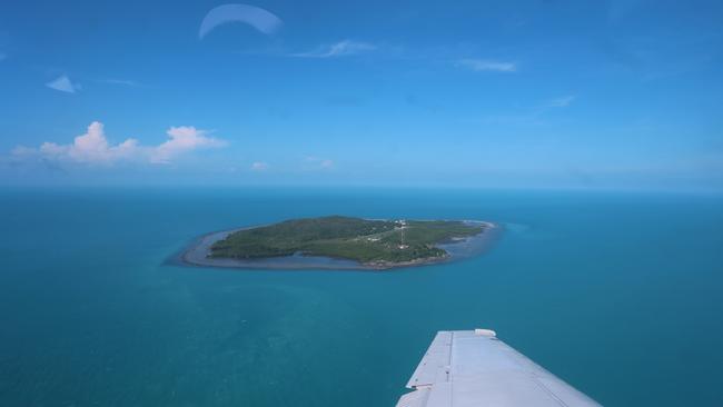 Aerial photo of Yam Island in the Torres Strait. PICTURE: CHRIS CALCINO