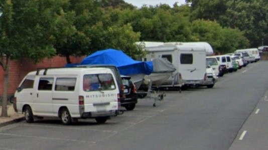 Street view images, like this one from December 2018, show boats and camper vans parked up. Picture: Google Maps